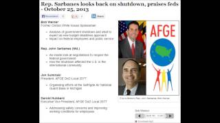 Robert Weiner on Inside Government (10/25/2013)