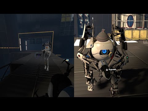 Как играть вдвоём на одном экране в Portal 2