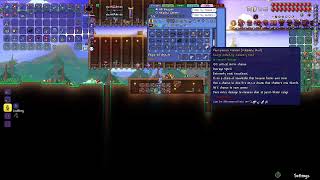 Day 8 of Super Modded terraria Infernum Mod