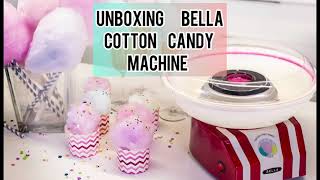 Unboxing Bella Cotton Candy Machine| How to make Cotton Candy at home|Cotton Candy@awesomestylebyfb​