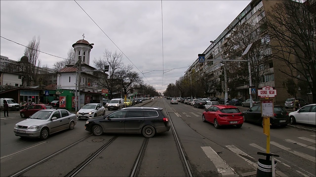 Cab View Linia 43 București.