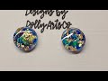 opal and gold stud earrings