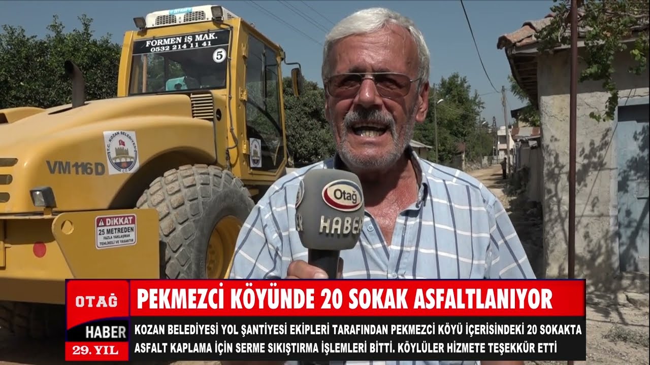 PEKMEZCİ KÖYÜNDE 20 SOKAK ASFALTLANIYOR