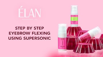 STEP BY STEP EYEBROW FLEXING USING SUPERSONIC