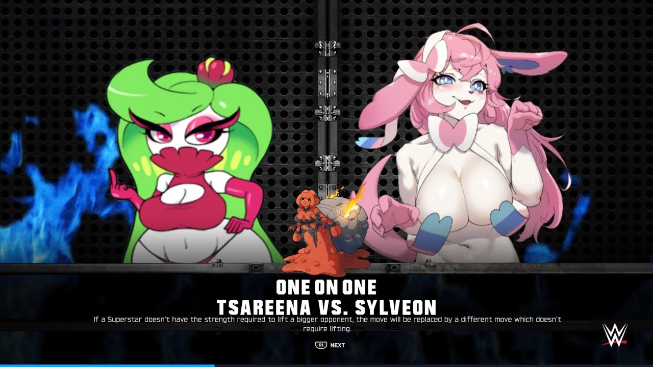 WWE 2K25 TSAREENA VS SYLVEON 