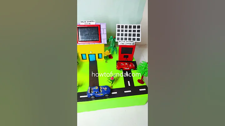 solar agriculture working model and energy project - #shorts  | howtofunda