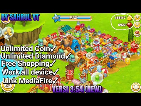 Download Farm Town Mod APK v3.54 (new) Terbaru 2021, Unlimited Coint u0026 Unlimited Diamond