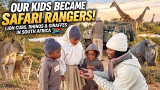 Our Kids Became Safari Rangers! 🦁🦏 | Lion Cubs, Rhinos & Giraffes in South Africa 🇿🇦