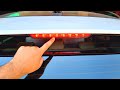 How to replace high mount LED brake light on rear spoiler of Kia Sportage
