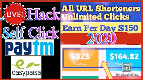 All URL Shorteners Unlimited Clicks 2022 (New Working Trick) | Earn 50$ Per Day | Self Click