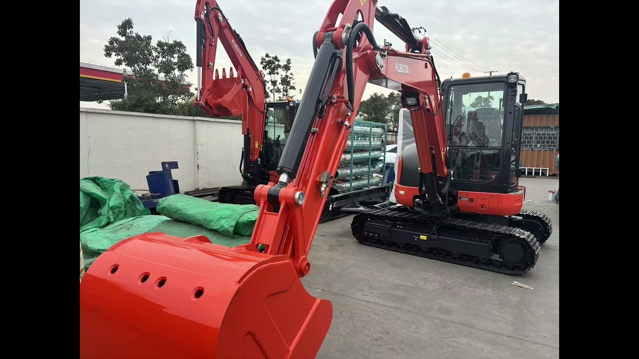 Brand-new 2026 Kubota U55-4 excavator, only $70,000.