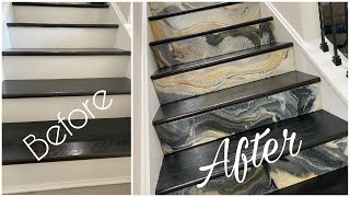 DIY 2020_HOME DECOR 2020_EPOXY FLOOR/STEP_EPOXY FLOORING ON WOOD_EASY EPOXY DIY IDEAS_CHYMARIE BROWN