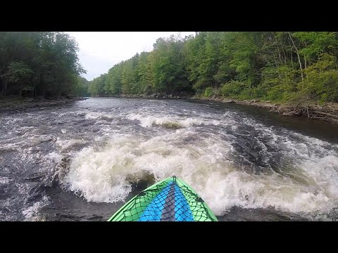 Lehigh river. index challenger k1 kayak test. #1