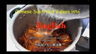 Turn Chinese Subtitled Videos into English Subtitles (OCR + AI Translation)