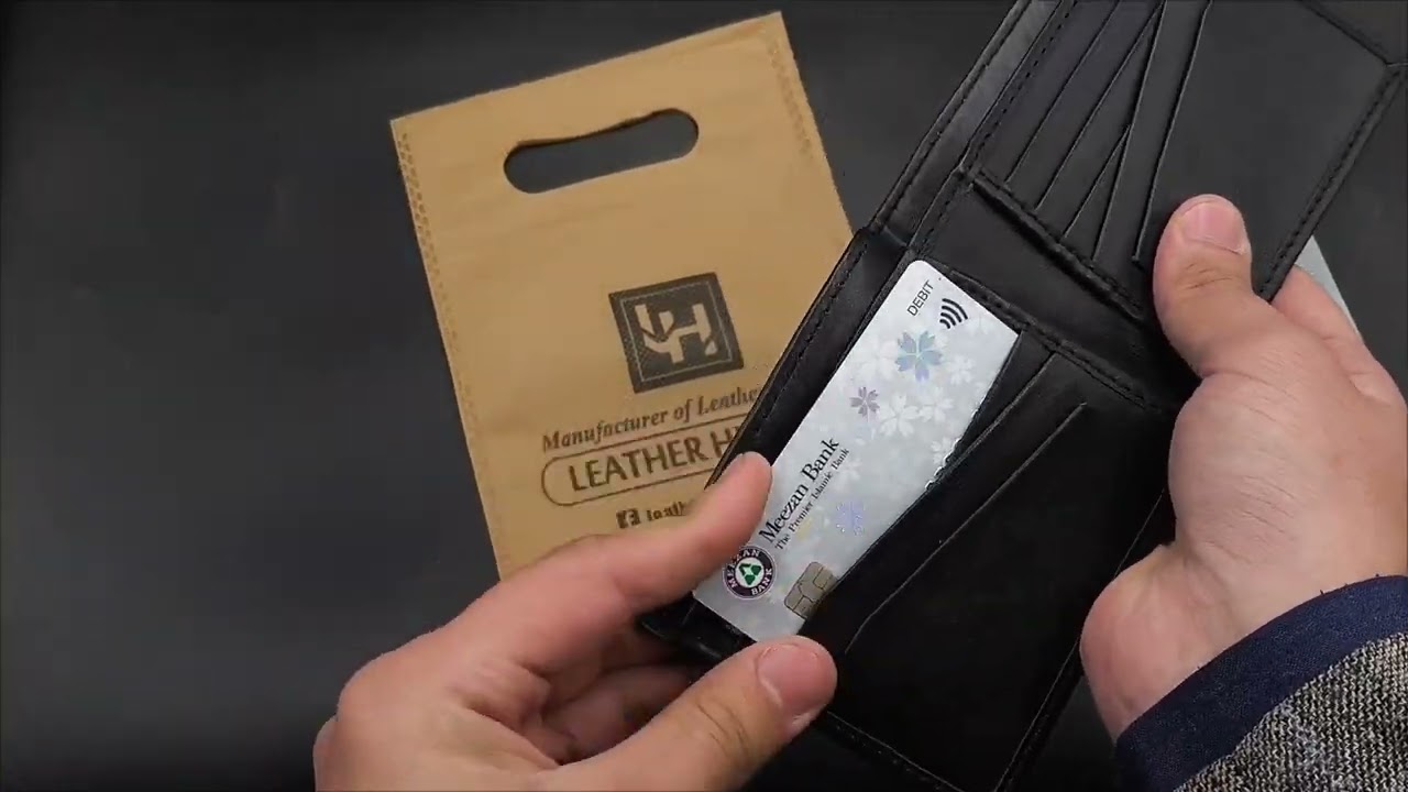 W-CC10 CARDs cow leather wallet