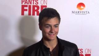 Peyton Meyer arriving to Pants On Fire Disney XD Premiere Wealth