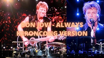 BON JOVI - ALWAYS COVER KERONCONG VERSION