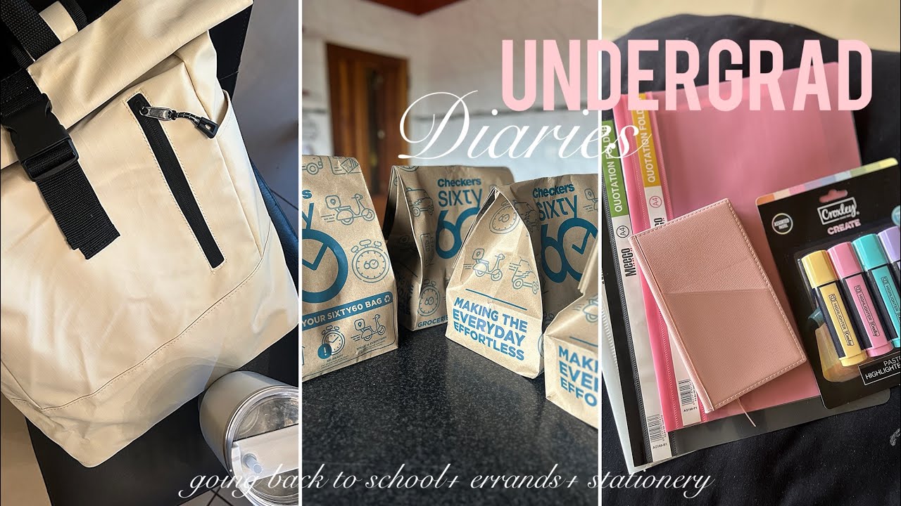 undergrad diaries • decided to go back to school 