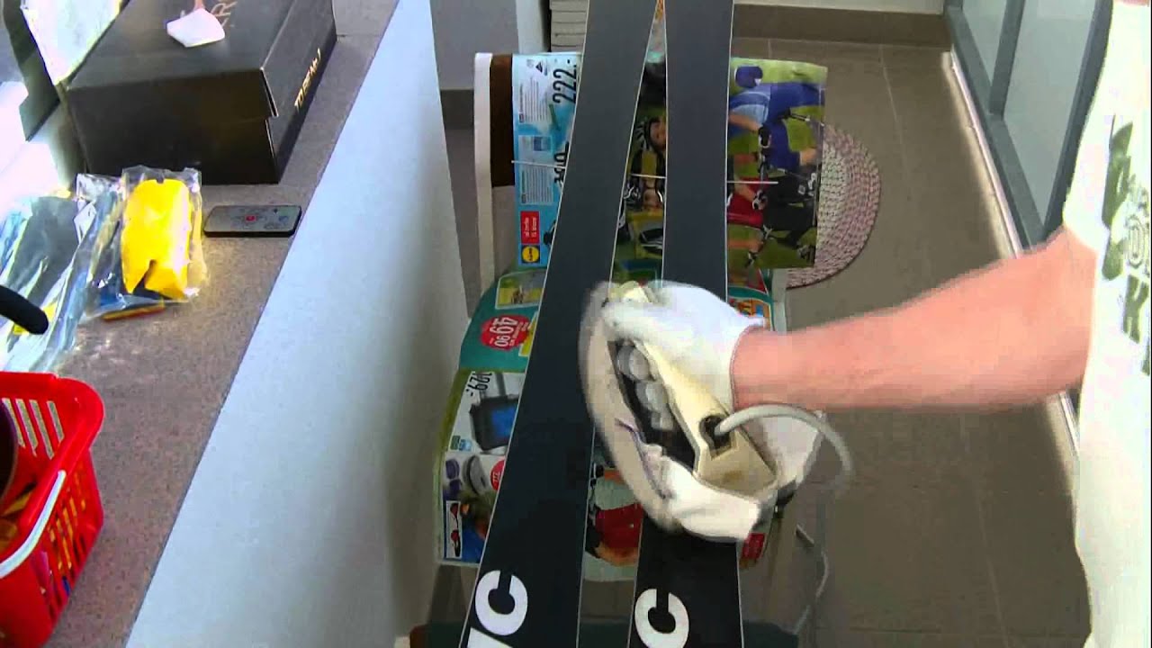 Voskování lyží Home made