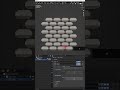 How to set an Array Modifier in Blender to create an Abeille flat Vault #Shorts