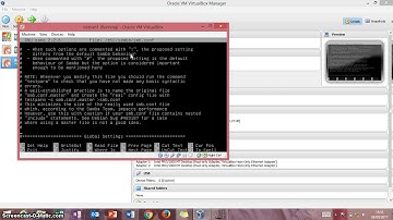 konfigurasi samba server menggunakan virtualbox di debian