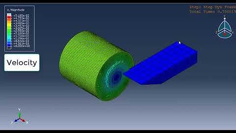 ABAQUS- Turning Process of Cylindrical Shape Metal