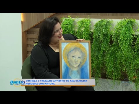 Conheça o trabalho artístico de Ana Carolina Nogueira com pintura 01 10 2024