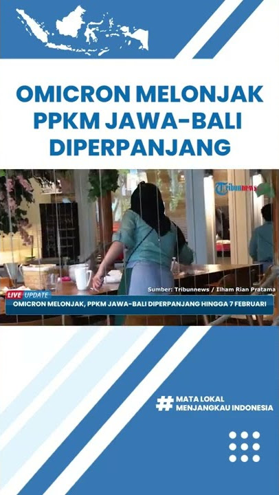 Kasus Omicron Melonjak, PPKM Jawa-Bali Diperpanjang hingga 7 Februari 2022, Ada 40 Wilayah Level 1