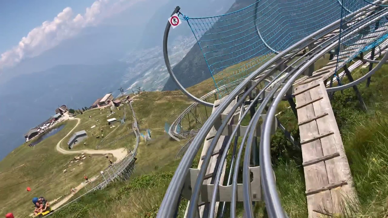 2018-0701 Coaster on Monte Tamaro in Switzerland
