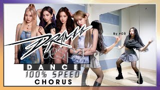 [DANCE 100% SPEED] | 'Drama' - aespa 에스파 | CHORUS | cuthaotv