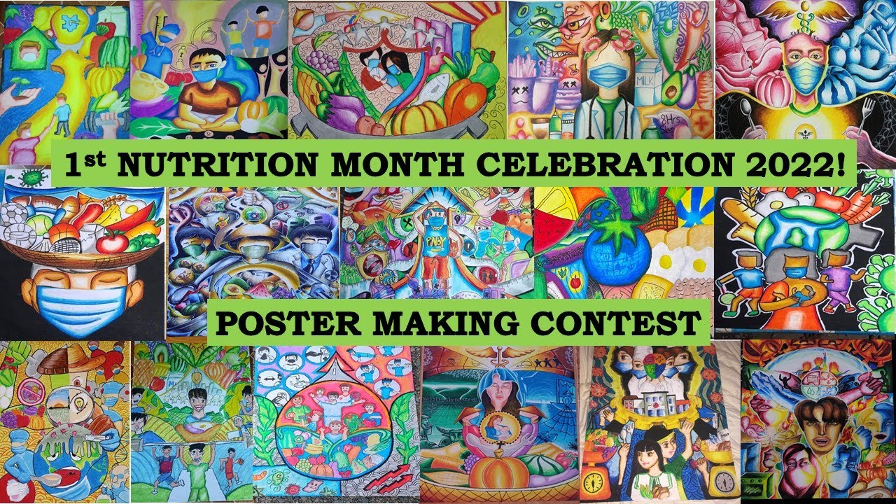 POSTER MAKING VIDEO PRESENTATION "NUTRITION MONTH 2022" YouTube