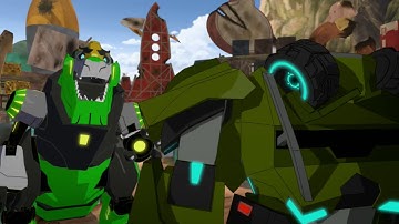 Transformers Robots in Disguise : S4E23 Part 3/4 | Combiner Force in Hindi |