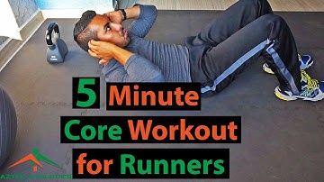 5-MINUTE CORE WORKOUT FOR RUNNERS✔