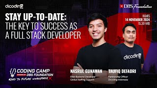 Coding Camp Powered by DBS Foundation - Live Session 1: The Key to Success as a Full Stack Developer