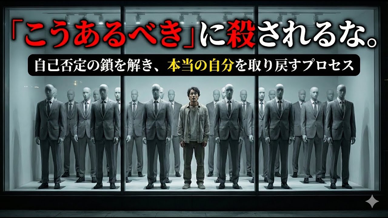 「こうあるべき」に殺されるな。自己否定の鎖を解き、本当の自分を取り戻すプロセス