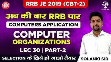 2 PM-RRB JE IT 2019 | CBT 2 EXAM | Lec-30 | Computer Application | Computer Organizations | Part 2 |