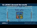 12 LOCKS 3: Around the world - level 2 walkthrough