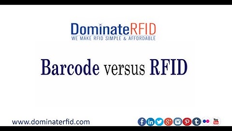 RFID VS Barcode - DominateRFID