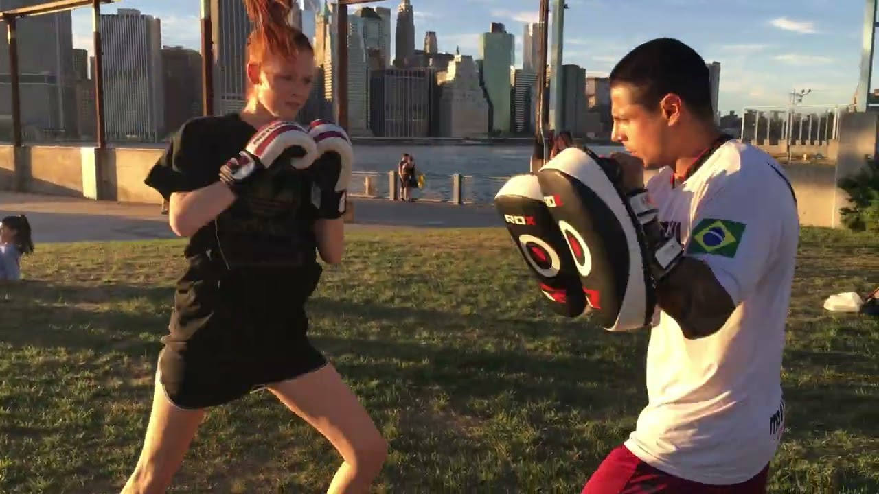 Muay Thai com a Top Model Dani Witt