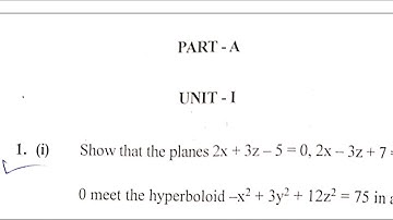Geometry m.sc. exam paper 2019 || MLSU