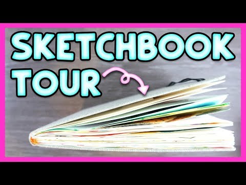 It's Time for a SKETCHBOOK TOUR... because I FINISHED MY SKETCHBOOK!
