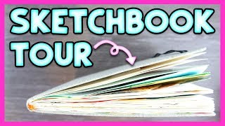 It's Time for a SKETCHBOOK TOUR... because I FINISHED MY SKETCHBOOK!