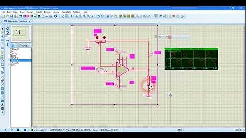 lm741 opamp simulator with proteus