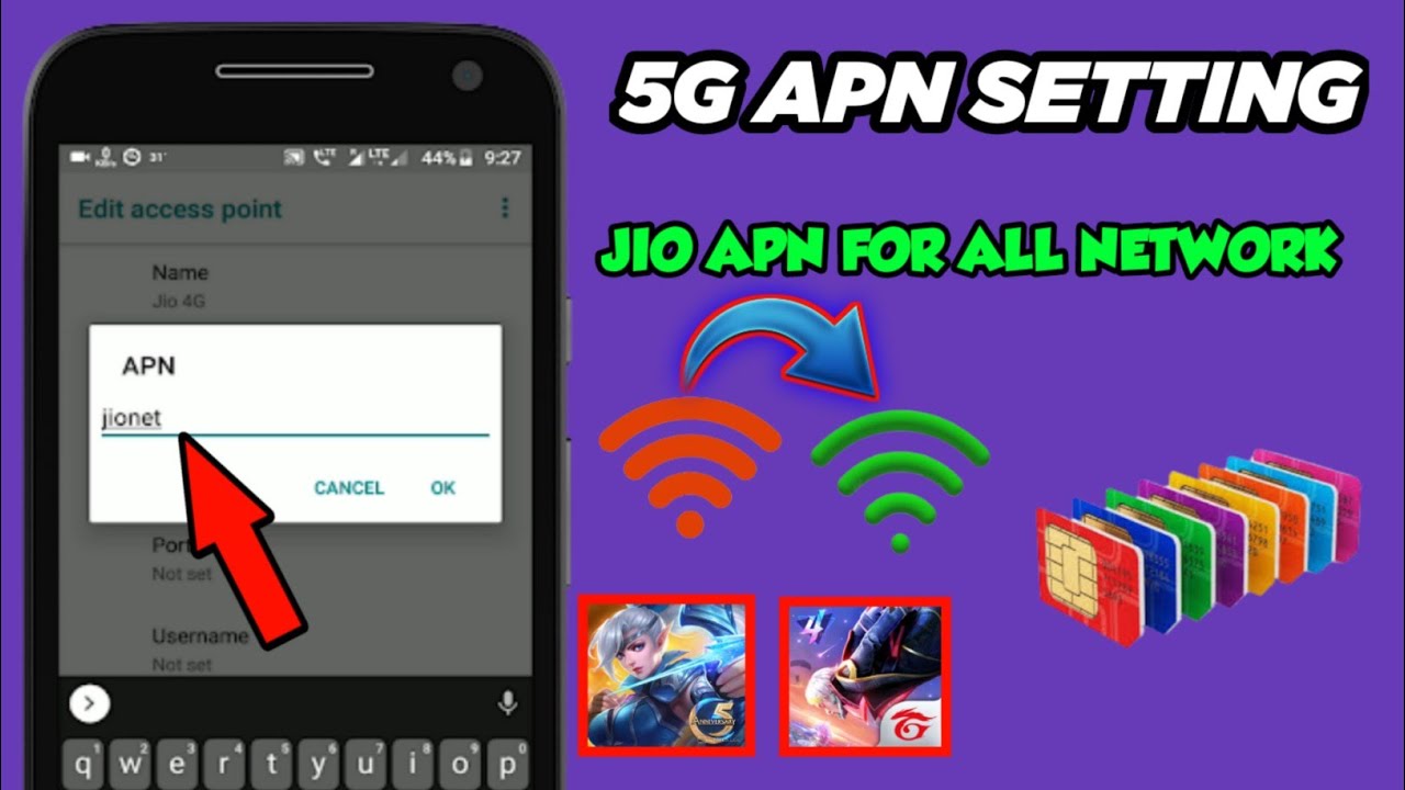 jio 5g apn settings for high speed internet 2022