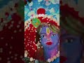 Krishna ji painting on canvas ## painting
