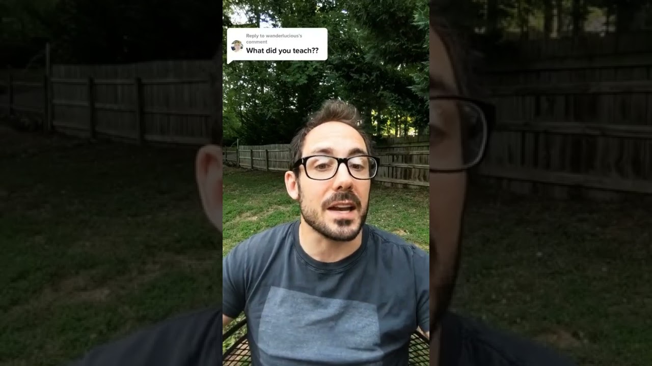 Classes I taught in prison