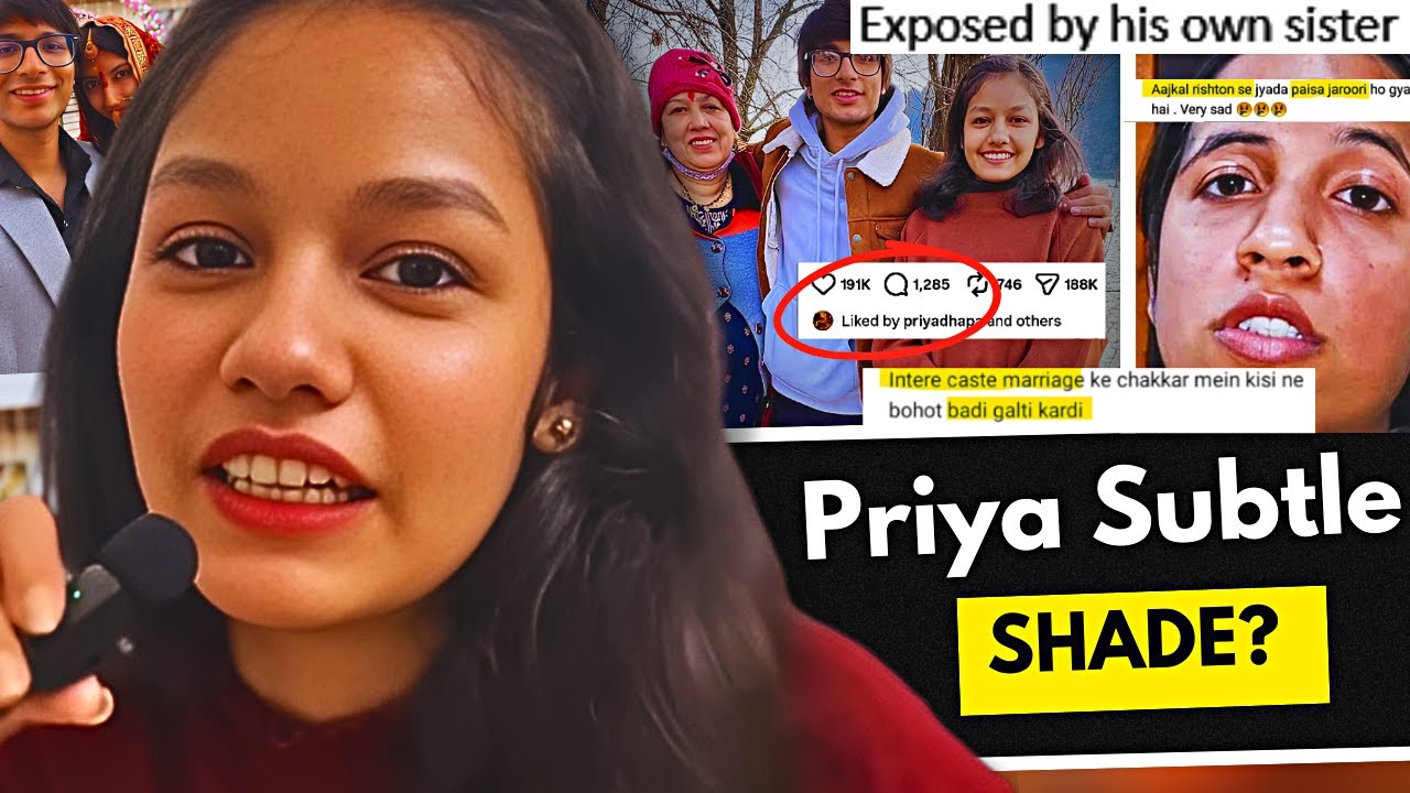 Priya Dhapa's shade at Sourav-Avantika & Sourav exposed by his sister? Priya-sourav joshi breakup?
