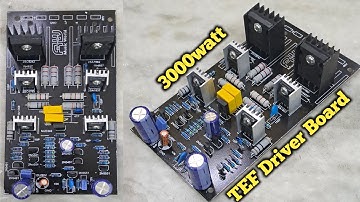 Ai Wok 3000watt Power TEF Driver Board For Amplifier #aiwok #coolboy_ni #amplifier
