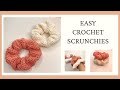 EASY CROCHET SCRUNCHIES | CROCHET BY BEV