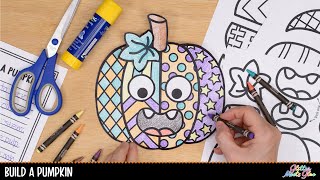Printable Halloween Pumpkin Craft Writing Prompts for Kids